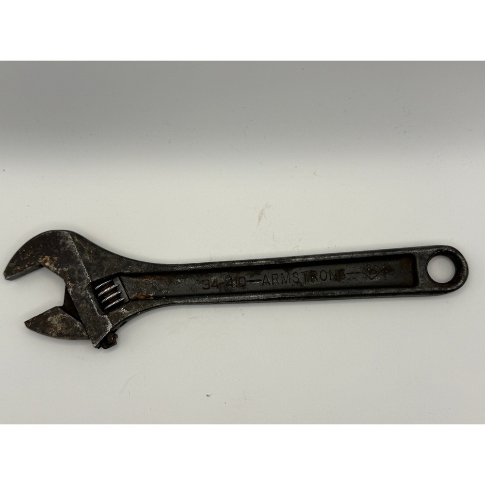 Armstrong 34-410 Adjustable‎ Wrench 10 Inch 250mm Made in USA Vintage Tool